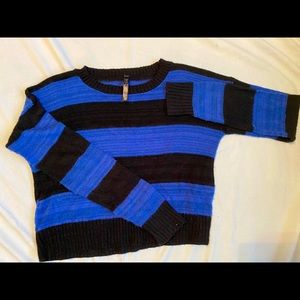 •SOLD• Absolutely Striped Cropped Sweater Top